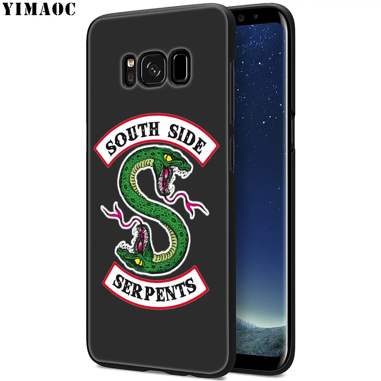 Мягкий силиконовый чехол YIMAOC для Samsung Galaxy S10 Plus S9 S8 S6 S7 Edge S10e черный чехол|Бамперы| |