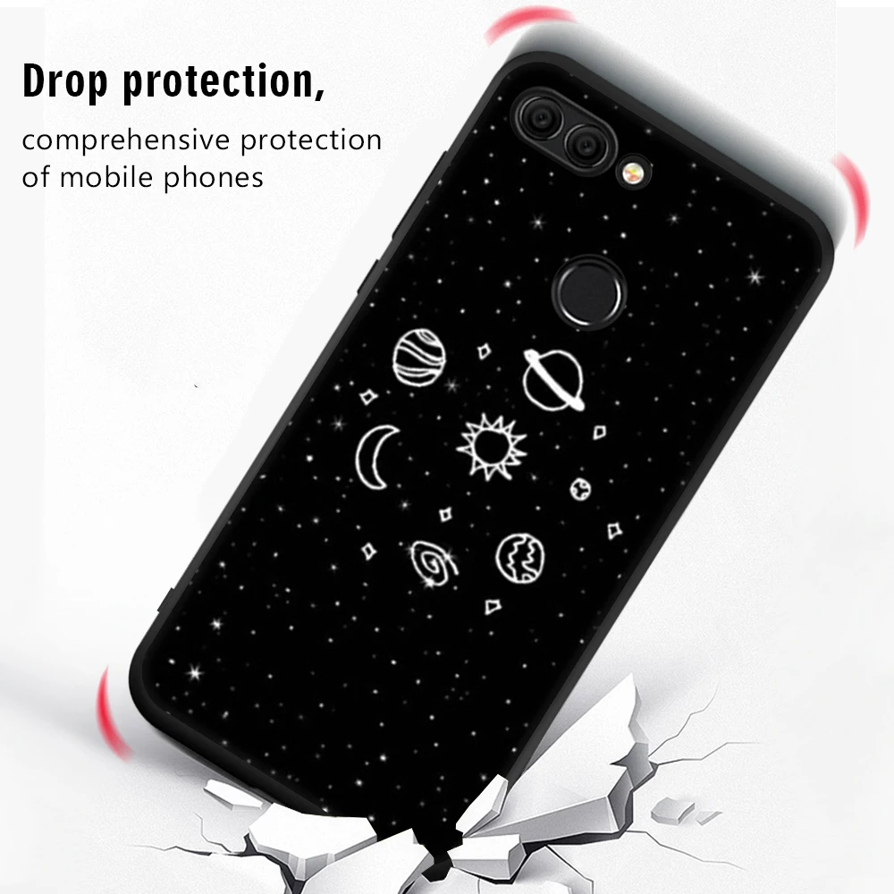 Модный чехол с красочным узором для huawei Honor 8 9 P20 mate 10 Lite Y9 P9 P10 P8 Nova 2i Enjoy8 Plus