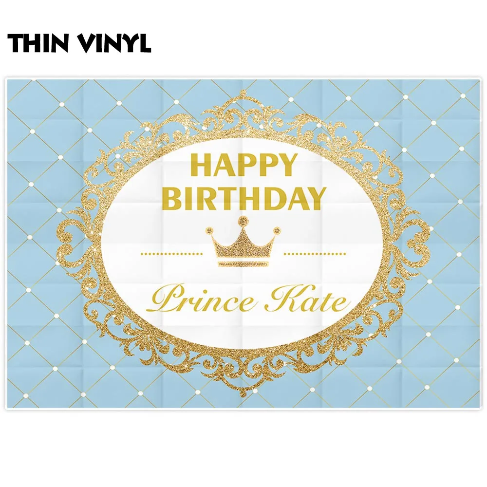 Фон для фотосъемки с изображением золотой короны на день рождения | Электроника