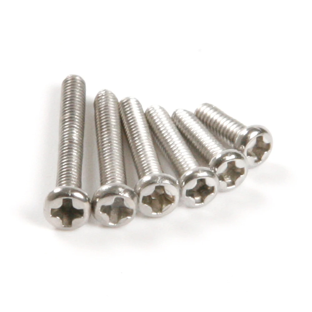 Оптовая продажа 300 шт./компл. Нержавеющая сталь M2 винтов Phillips круглый винты * 6 мм 8