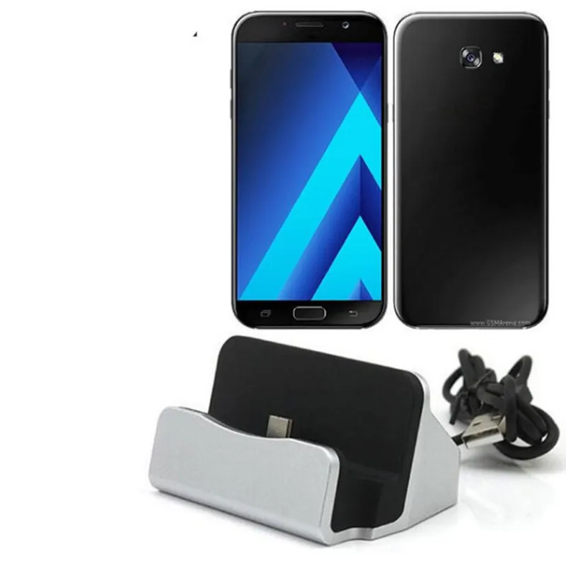 Настольная док станция для зарядки и синхронизации данных Type C USB Samsung Galaxy A7 A5 A3