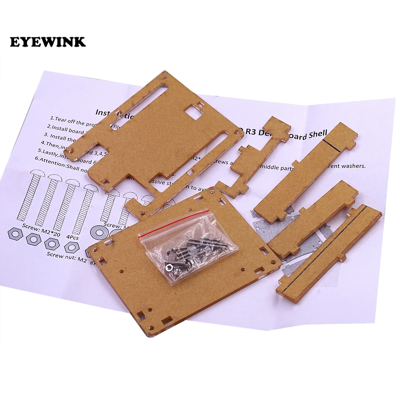 10 шт. прозрачный акриловый корпус для Arduino UNO R3|Интегральные схемы| |