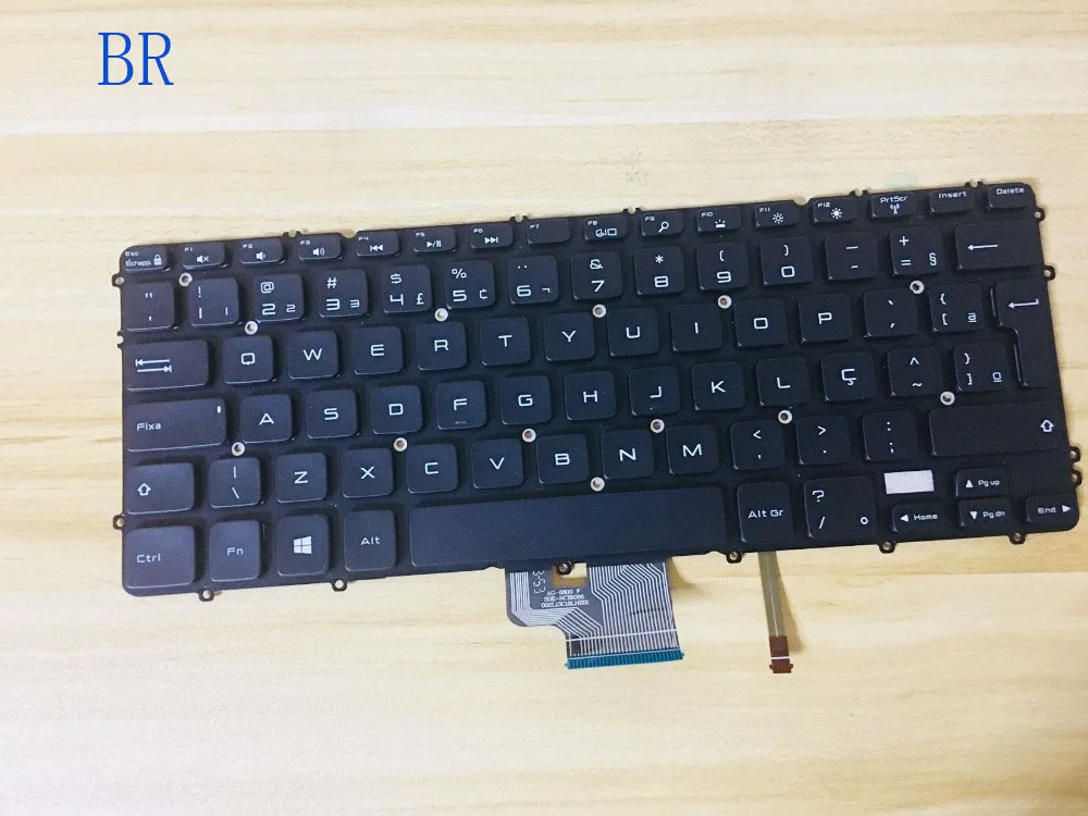 Черный Новинка Клавиатура для ноутбука Dell Precision M3800 XPS 15 9530 15-9530 Бельгийская/бразильская/США/Иврит/Арабский/Корейский/итальянская Раскладка - Цвет: Черный