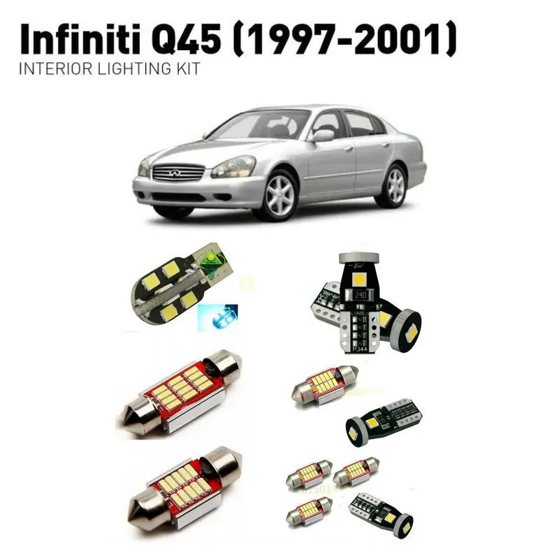 

Led interior lights For Infiniti q45 1997-2001 18pc Led Lights For Cars lighting kit automotive bulbs Canbus
