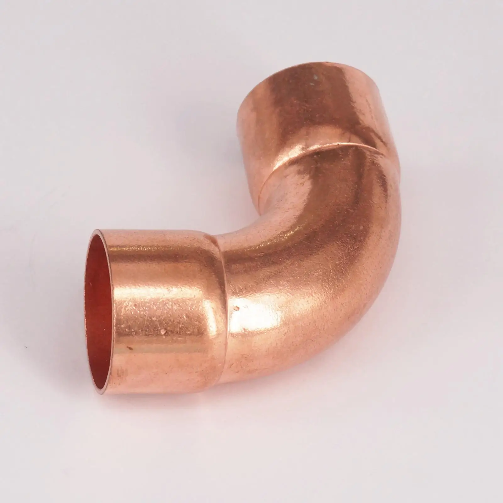 

35x1.2mm 90 Degree Elbow Copper End Feed Lond Radius Pipe Fitting Plumbing for gas water oil