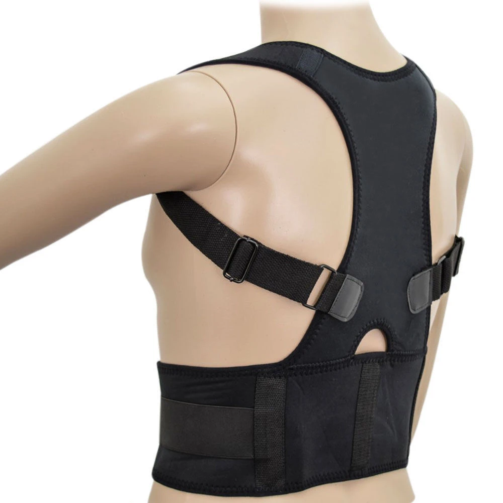

Breathable Back Posture Correction Back Shoulder Support Brace Adjustable Lower Back Support Belt forWomen Men Size S/M/L/XL/XXL
