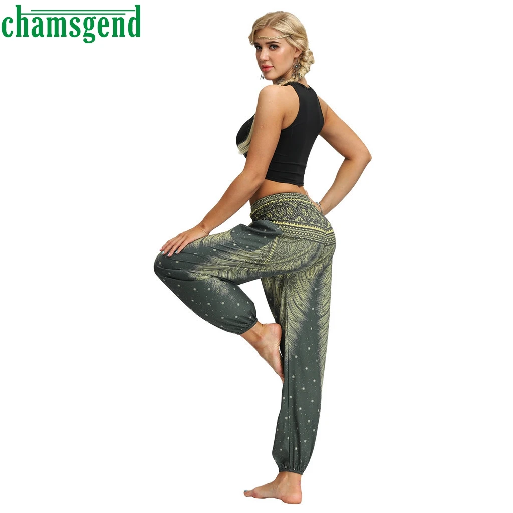 Спортивные брюки CHAMSGEND повседневные свободные спортивные для йоги мешковатые