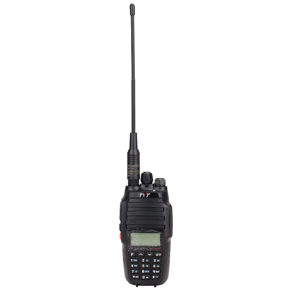 2 шт. бриллиантовая деталь Мужская Двухдиапазонная VHF/UHF 144/430 МГц мягкая антенна