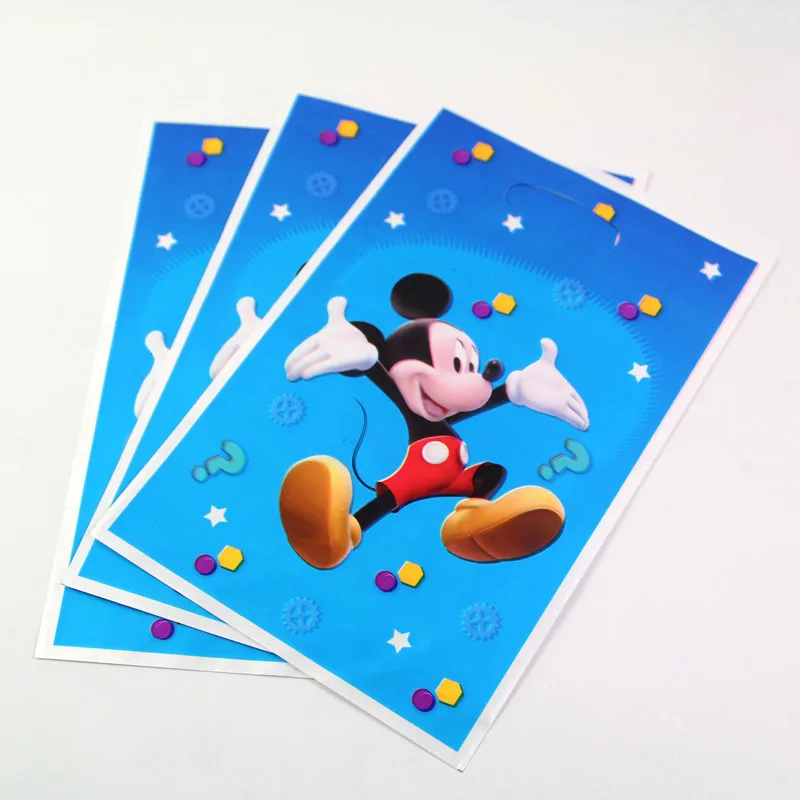 gift bags 10pcs Вечерние украшения с героями мультфильмов для детского дня рождения вечерние для украшения детского душа вечерние принадлежности для детского праздничного комплекта - Цвет: gift bags 10pcs