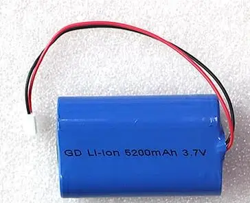Бесплатная доставка 3 7 v 4400mah 5200mah 6400mah 18650 литий ионная аккумуляторная батарея 2P