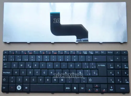 НОВЫЙ Для Packard Bell EasyNote MS2285 MS2288 Клавиатура Ноутбука Испанской Teclado Black|laptop keyboard