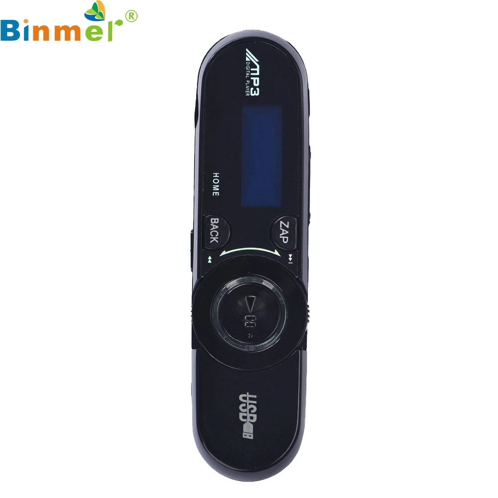 Binmer A18 FM радио плеер Splendid USB lcd экран 16Гб поддержка флеш TF плеер MP3 Музыка FM радио