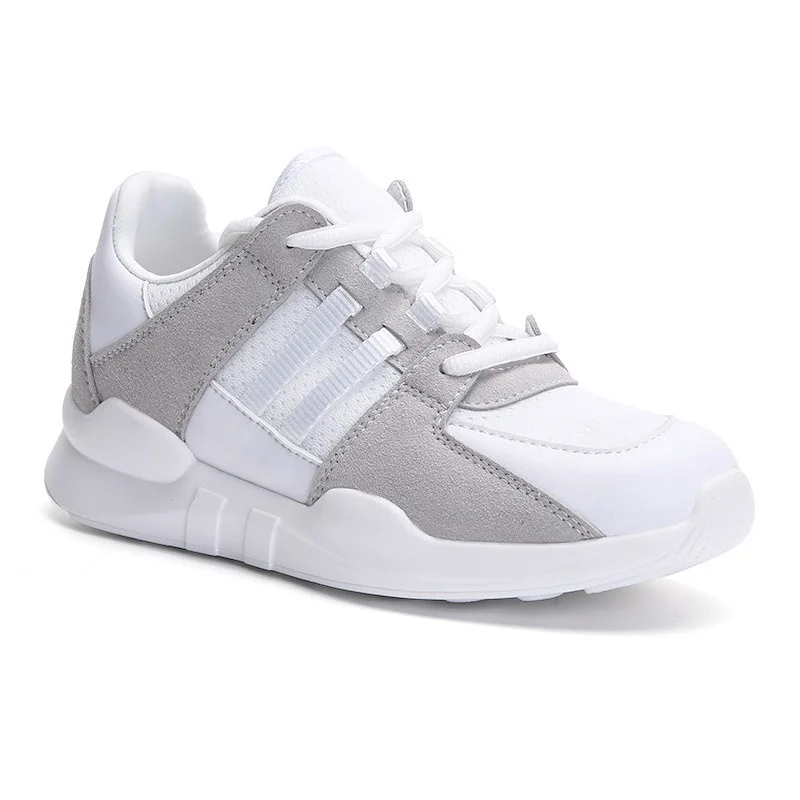 

feiyitu 2018 women shoes new fashion casual platform striped Mesh Breathable classic women casual lace-up white winter shoes