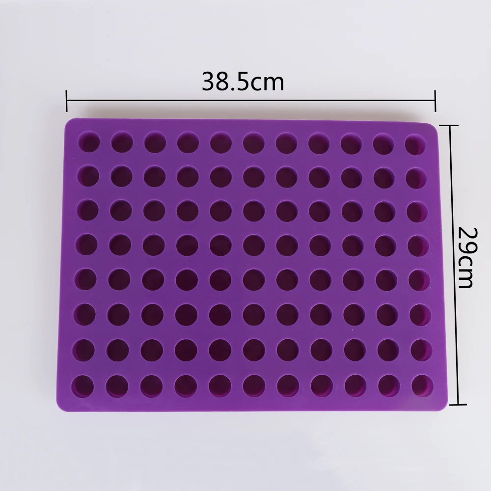 PR364DIY креативная силиконовая форма для выпечки льда круглая 88 отверстий