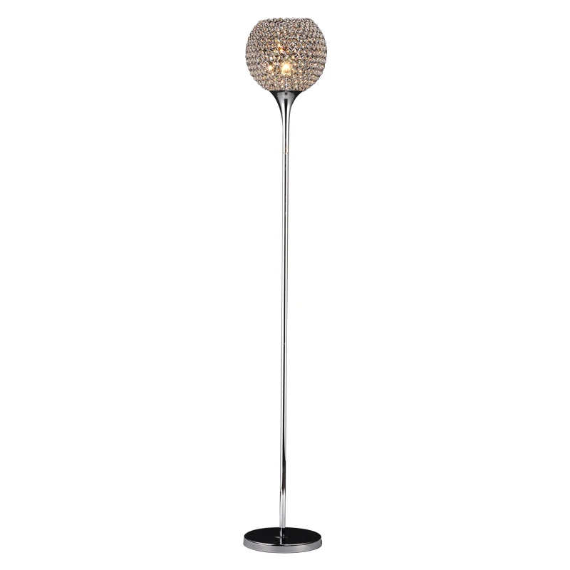 

Modern Luxury Elegant Crystal Ball Living Room Floor Lamps Bedroom Floor Lamp Study Room Crystals Floor lights Golden/Silver