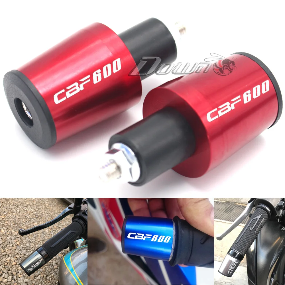 

Для HONDA CBF600 CBF 600 аксессуары для мотоциклов 7/8 ''22 мм ручки для руля рукоятка колпачок торцевые вилки