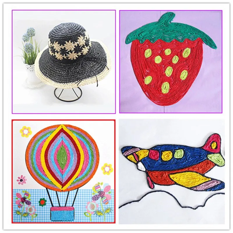 30m/Lot Paper Cords for Kids Children Colorful Thread Rope DIY Handmade Craft Home Wall Decoration Accessories Cord String | Дом и сад