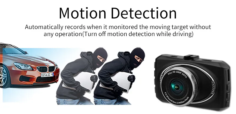 Denicer Автомобильный видеорегистратор 1920x1080P Разрешение Novatek 96658 Dashcam 170 градусов широкоугольный Автомобильный видеорегистратор регистратор DVR