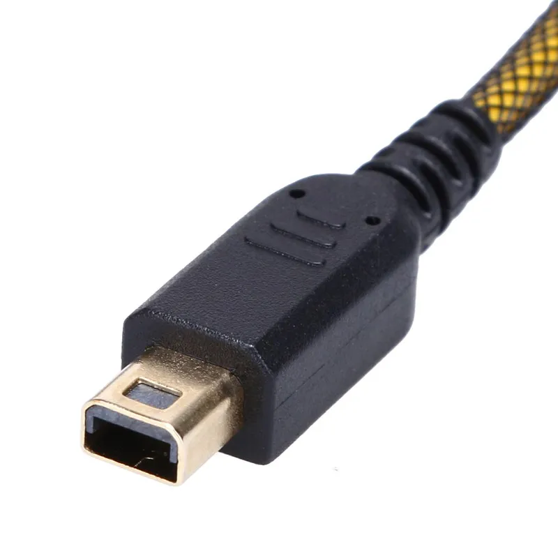 Позолоченный порт USB кабель для передачи данных для 3DS XL синхронизация питания зарядное устройство кабель для зарядки для nintendo 3DS XL/3DS/NDSi XL 2DS зарядное устройство
