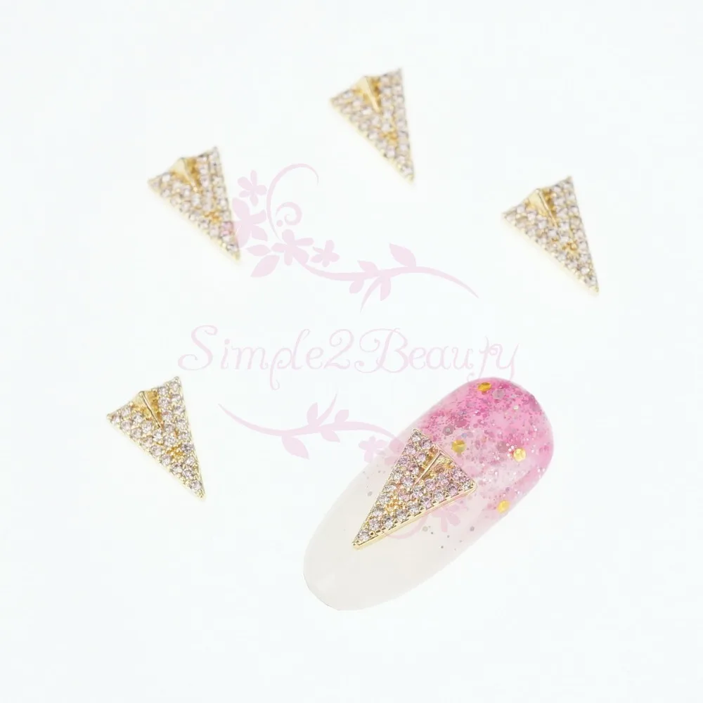 10 шт./лот Роскошные треугольные формы геометрический дизайн микрозакрепка