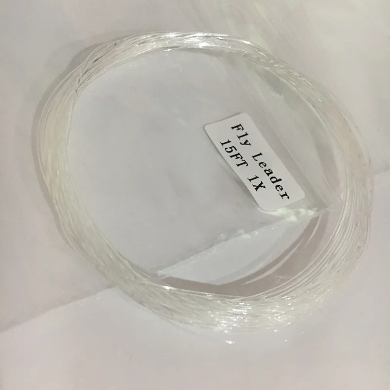 15 ФУТОВАЯ (0X 1X 2X 3X 4X 5X) ВЫСШЕГО КАЧЕСТВА КОНИЧЕСКАЯ ЛИДЕРНАЯ ЛИНИЯ ДЛЯ ПОДЪЕМНОЙ РЫБАЛКИ БЕСПЛАТНАЯ ДОСТАВКА 5 ШТ / КОМП.
