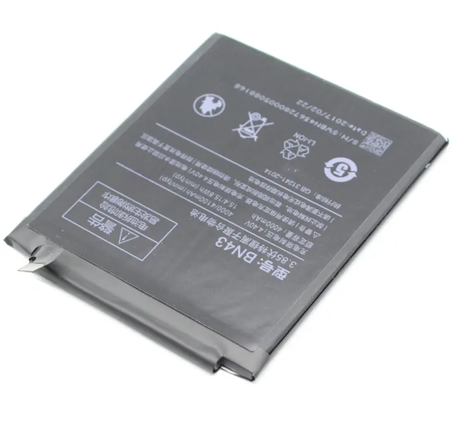 Ciszean 5 шт. 4000/4100 мАч BN43 Сменный аккумулятор для Xiaomi Redrice Redmi Note 4X аккумулятор|batteries