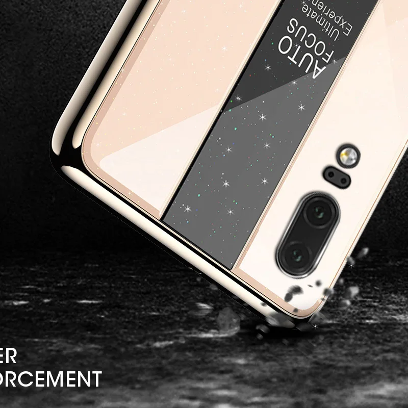 Чехол YonLinTan чехол для HuaWei P20 Lite P20Pro Pro P 20 P20Lite роскошный блестящий из закаленного