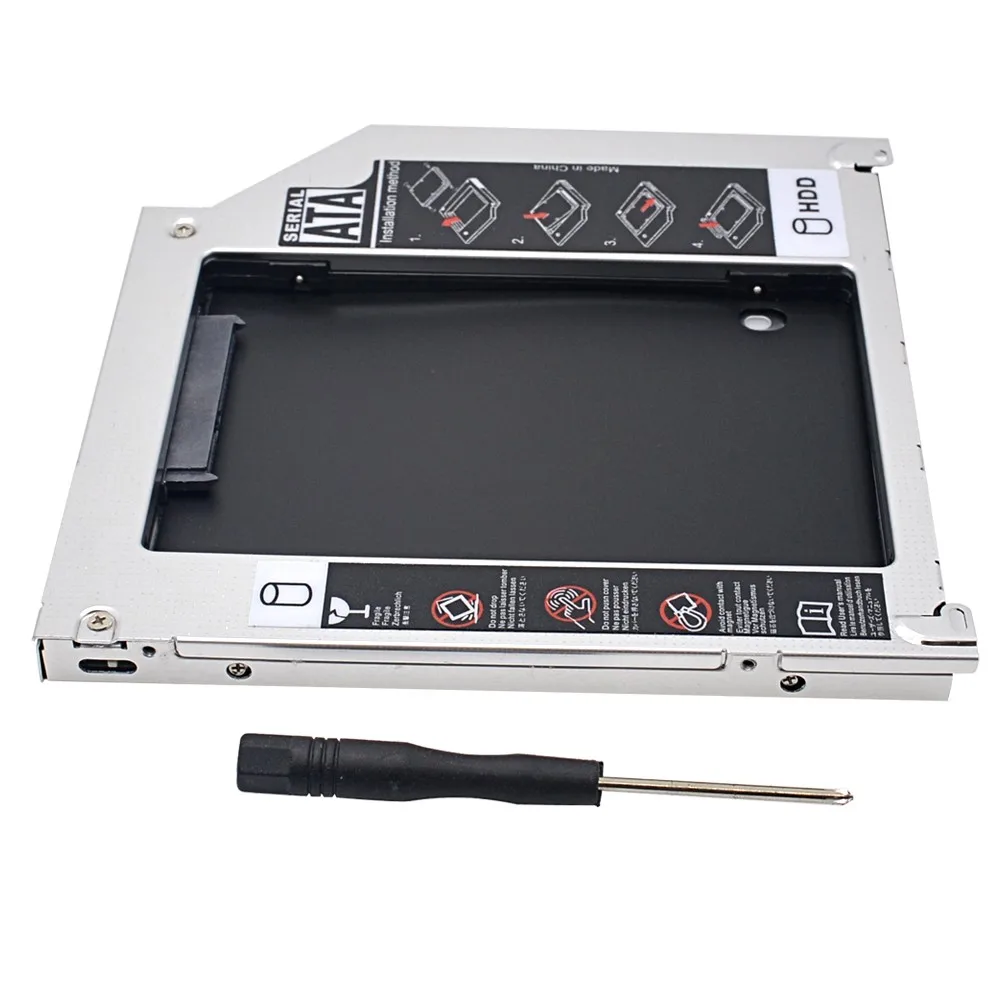 Высокопроизводительный набор микросхем SATA 3,0 2nd HDD Caddy 9,5 мм для 2," жесткий диск SSD чехол для Macbook(Pro Air) SuperDrive Optibay