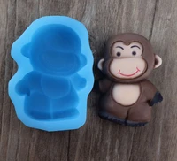 little monkey diy silicone soap mold for cake pudding jelly dessert chocolate mould style soap crafts s0025hz