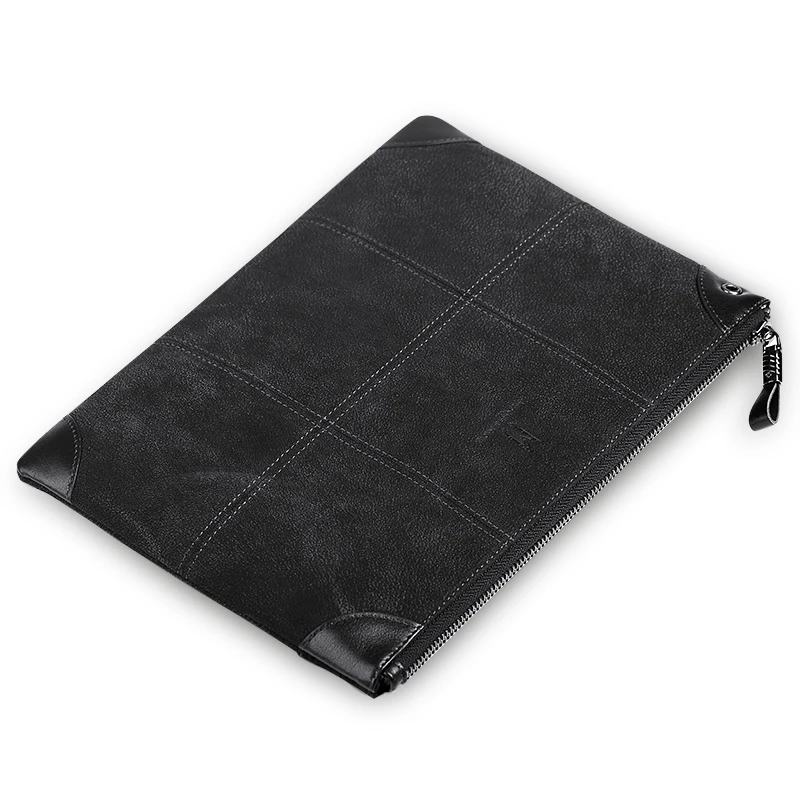 MANBERCE для мужчин большой ёмкость конверт клатч бренд s кошелек из натуральной