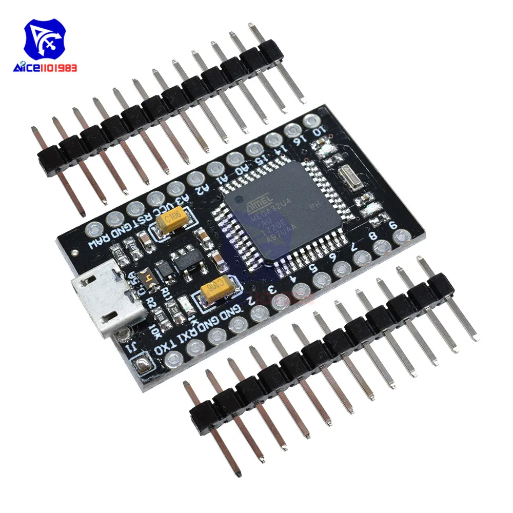 Pro Micro ATmega32U4 ATMEGA32U4 AU 3 В 8 МГц модуль USB контроллер Микроконтроллер плата для Arduino Nano
