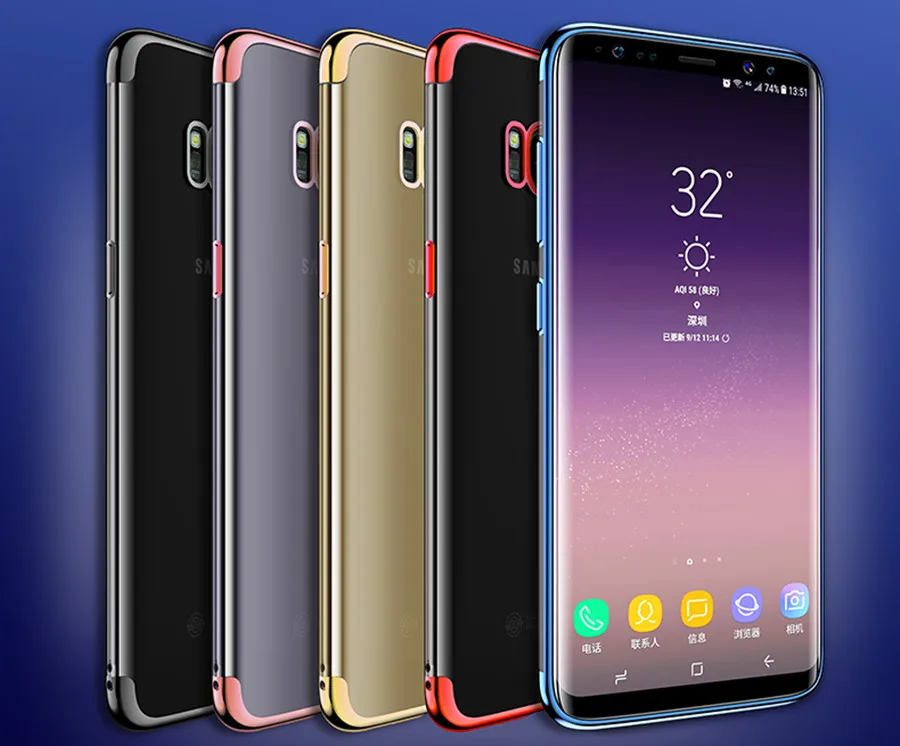 Покрытие чехол для samsung A750 J4 J6 премьер J7 J8 A8 A6 плюс 2018 A3 A5 A7 2017 мягкий TPU примечание 9