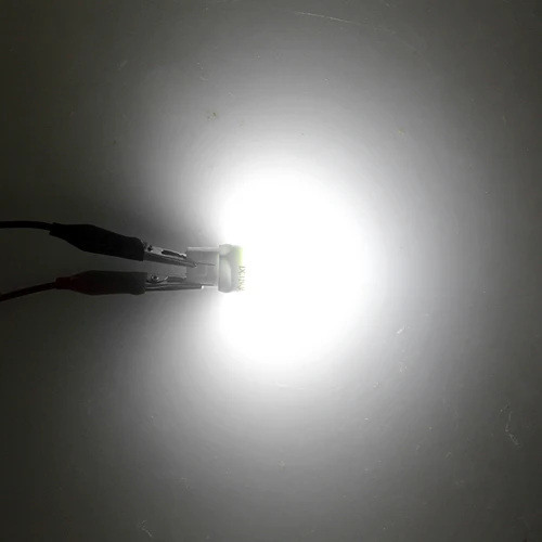 White YCCPAUTO 2 шт. керамики T20 W21W светодиодный ламп белого, красного, желтого и 7443 W21/5 Вт светодиодный фонарь светильник, футболка с принтом "автомобиль" стоп-сигнал светильник Резервное копирование лампы света DRL 12 V-24 V - Испускаемый цвет: White