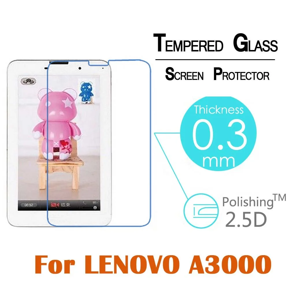 Планшет Глянцевая закаленное Стекло для Lenovo Tab A5500 A3500 A3500 прозрачный тонкий Экран протектор фронт гвардии защитная прочная плёнка