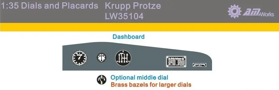 Масштаб 1:35 автомобильные циферблаты и плакаты Krupp Protze (Decal & PE) аксессуары для