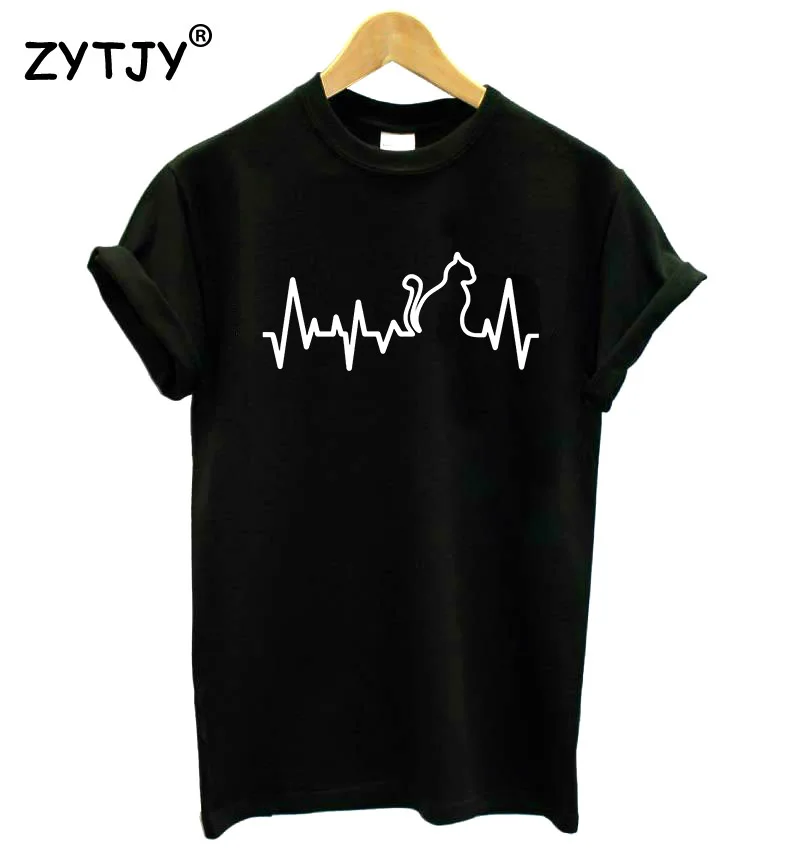 Женская футболка с принтом в виде кота|t shirt|women tshirtwomen tshirts cotton |