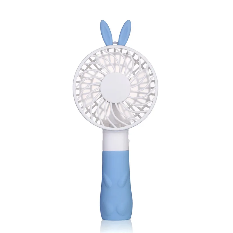 Милый мини ручной вентилятор принцессы с кроликом usb для зарядки портативный