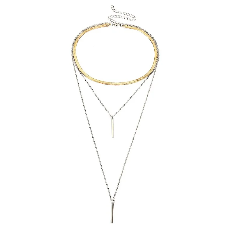 Новая распродажа пикантные женские Кристалл сзади цепи цепочки и ожерелья