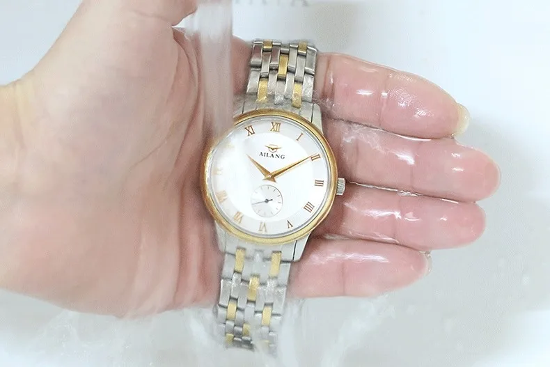 

Vintage Roman Number Men Business Statement Watches Self Wind Mechanical Dress Wristwatch Simple British Wind Relojes 3ATM W032