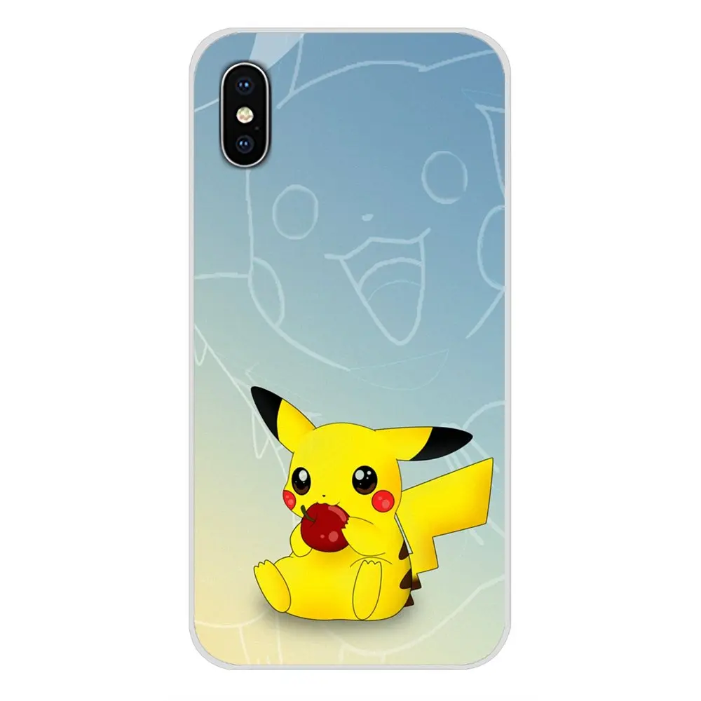 images 6 Прозрачная сумка из ТПУ чехол для Huawei G7 G8 P7 P8 P9 P10 P20 P30 Lite Mini Pro P Smart Plus прекрасный мультфильм пикачуэ - Цвет: images 6