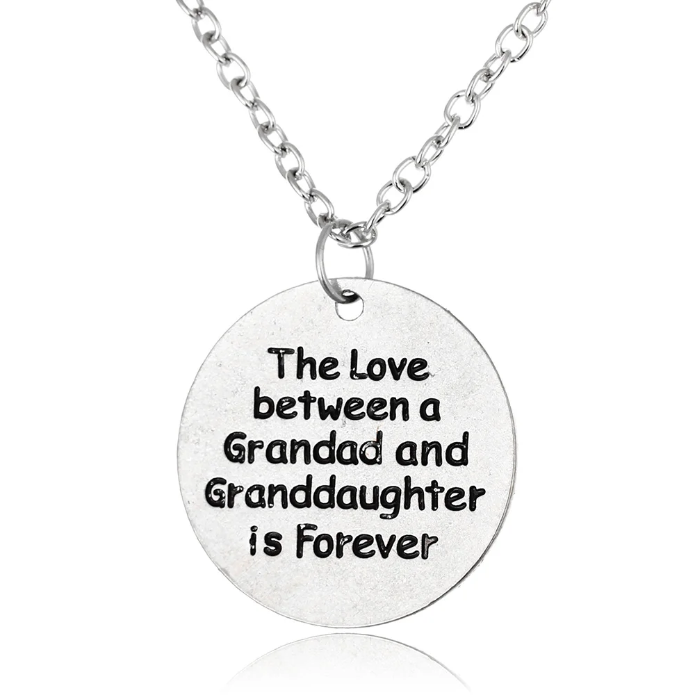 Семейные ювелирные изделия любовь между дедушкой и внучкой вечная цепочка с