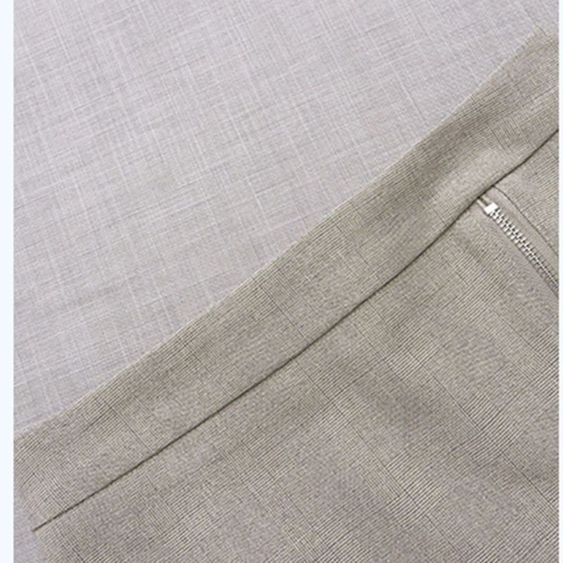 2019 Новая женская юбка Рабочая Мода стрейч тонкая высокая талия молния облегающая