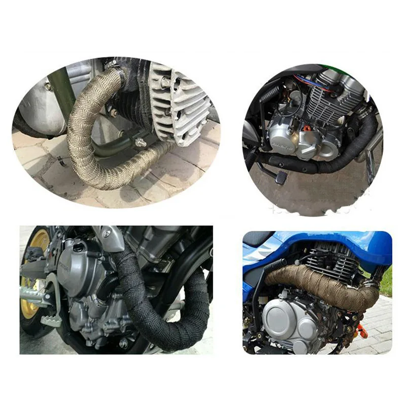 Выхлопная передняя Труба для мотоциклов 5 м 10 защита от горячей обертки