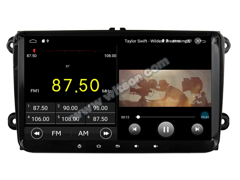 Автомобильный dvd-плеер Android 10 4 + 64 ГБ автомобильный для VOLKSWAGEN JETTA/TIGUAN/PASSAT/Exeo/Caddy/ car