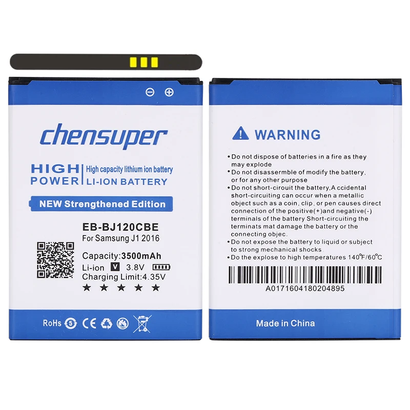 3500 мА/ч, EB-BJ120CBE Батарея для samsung Galaxy J1 Edition J1 версия J120F экспресс 3 J120A J120T J120 SM-J120F Батарея