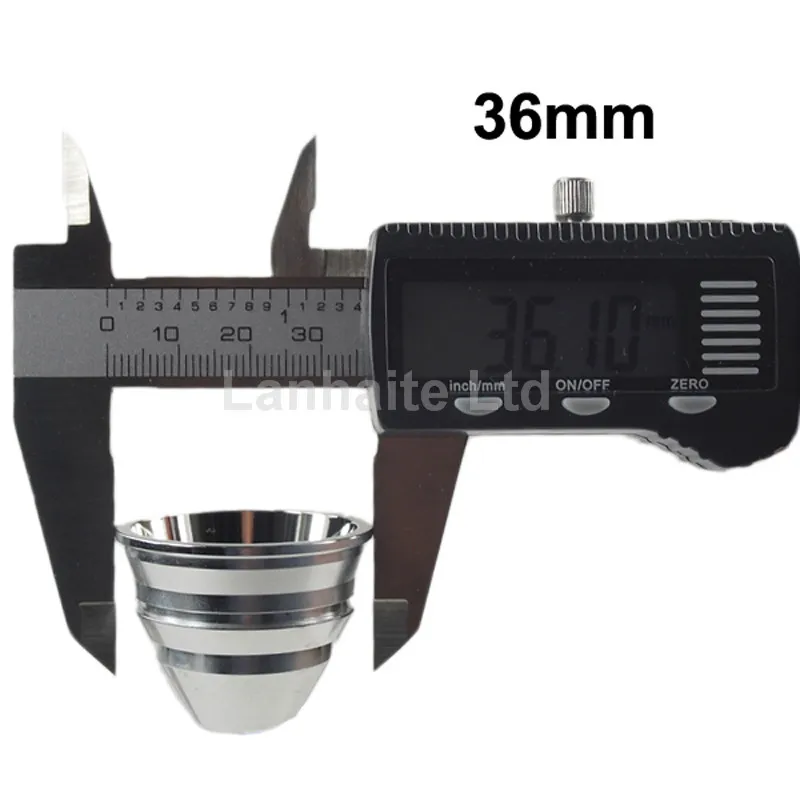 Алюминиевый отражатель SMO 36 мм (D) x 28 6 (H) (1 шт.)|reflector panel|reflector flashlightreflector lens |