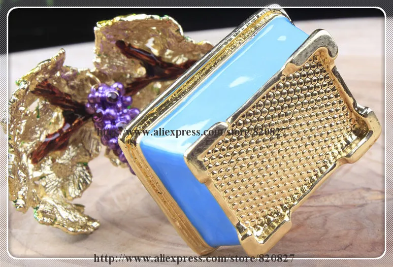 Bonsai Bordeaux Miniature Grape Vine Trinket Jewelry Keepsake Box Tree Handmade Jeweled Enameled Metal Trinket Box