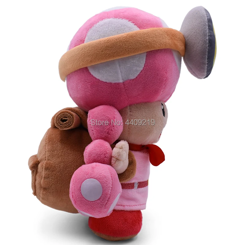 20 см Супер Марио Bros Плюшевые игрушки Toad Toadette грибы шахтеры рюкзак для путешествий мягкие куклы