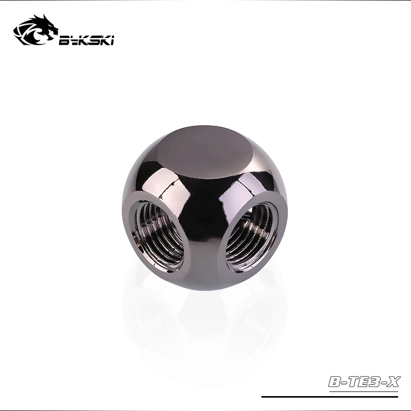 BYKSKI G1/4 ''X3 X4 3-Way 4-Way кубические медные адаптеры водяное охлаждение Аксессуары Фитинги многоканальный