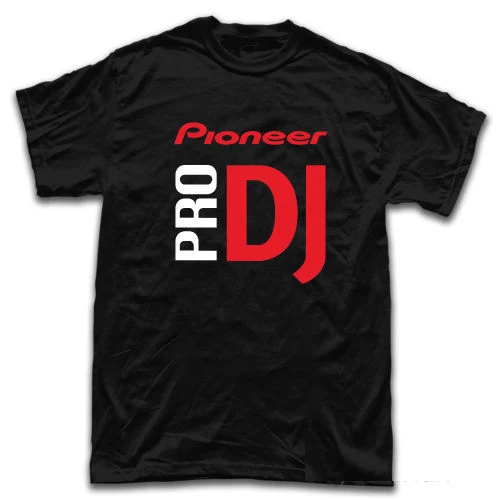 Pioneer Pro DJ Audio новая футболка 2019 Новая модная бренд хип-хоп принт Мужская Футболка
